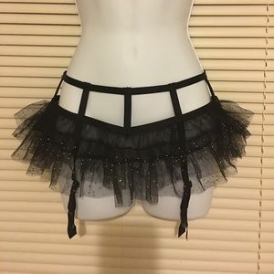 Victoria secret garter belt.